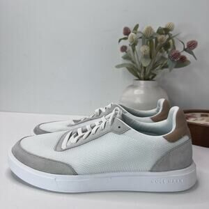 Cole Haan Crosscourt Joy Platform Sneaker White/Gray W41943 Women 9M Tried On